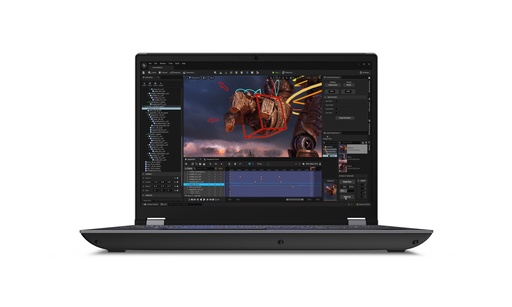 [21FA005BMH] Lenovo ThinkPad P16 Gen 2 Intel® Core™ i7 i7-14700HX Mobiel werkstation 40,6 cm (16") WUXGA 16 GB DDR5-SDRAM 512 GB SSD NVIDIA RTX 1000 Ada Wi-Fi 6E (802.11ax) Windows 11 Pro Engels Grijs, Zwart